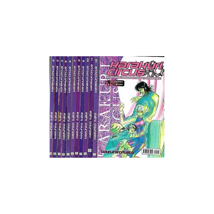 Harakuri Circus 1/12 serie COMPLETA di K.Fujita ed.Play Press 6,00€
