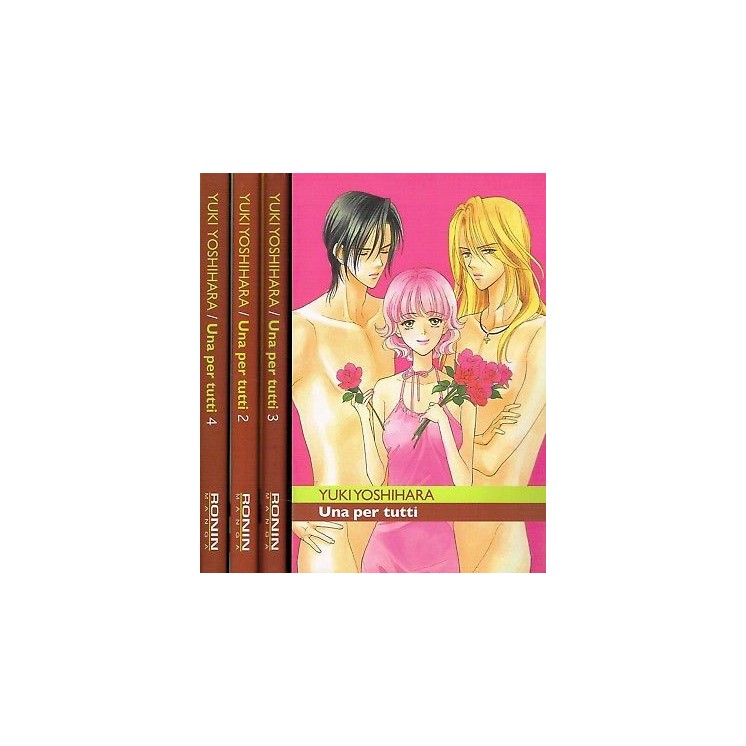 Una per tutti 1/4 serie COMPLETA di y.Yoshihara ed.Ronin offerta sc...