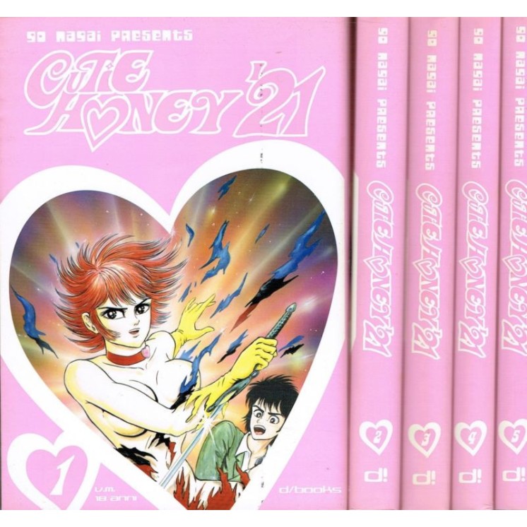 Go Nagai presenta CUTIE HONEY 1/9 serie completa ed.D Books 25,00€