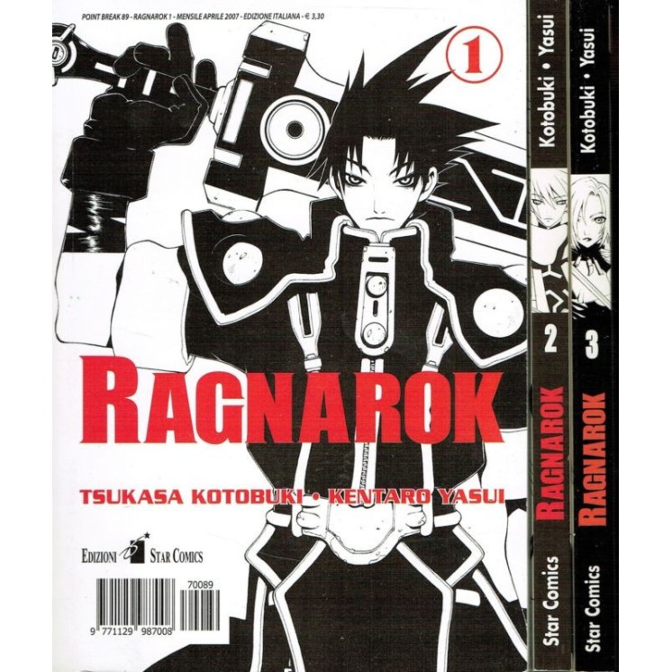 Ragnarok 1/3 serie completa di Kotobuki Yasui ed.Star Comics 6,00€