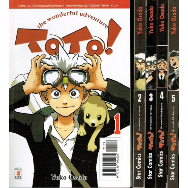 TOTO the wonderful adventure 1/5 serie completa di Y.Osada ed.Star ...
