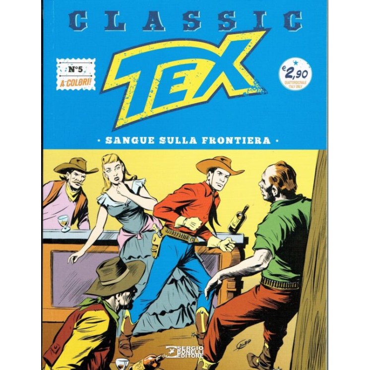 Classic TEX 5 a colori "sangue sulla frontiera" ed.Bonelli 2,55€