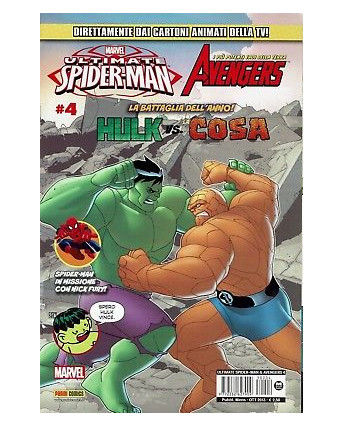 Ultimate  Spider-Man e Avengers  4 la battaglia Hulk Vs la Cosa ed.Panini