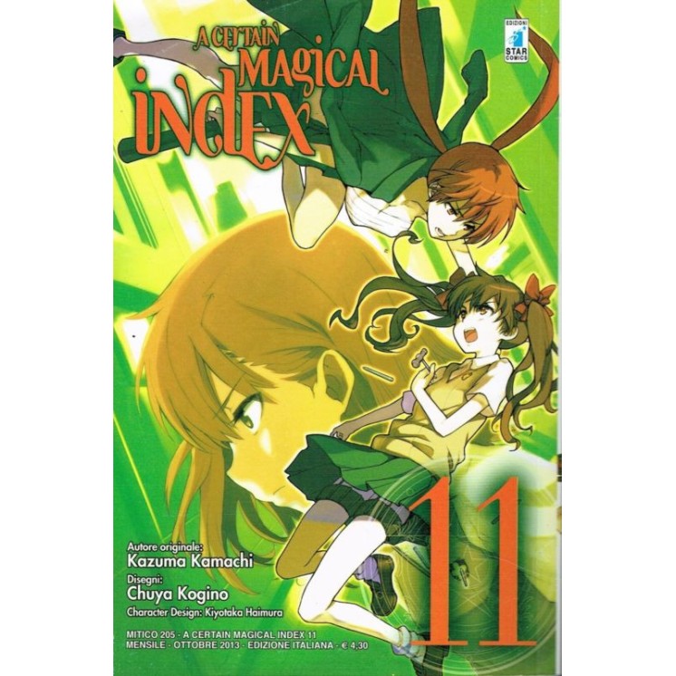 A Certain Magical Index n.11 di Kamachi, Kogino ed.Star Comics NUOV...