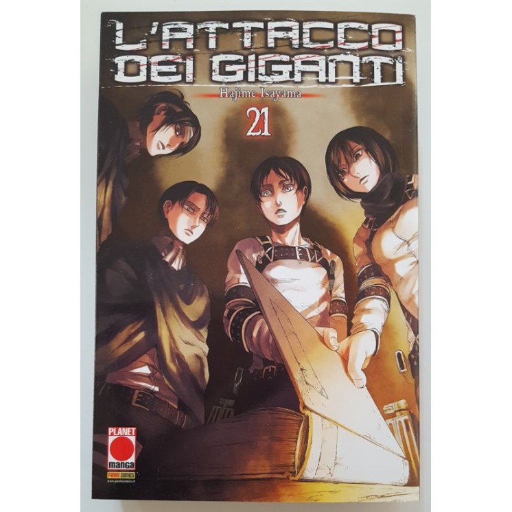 L'Attacco dei Giganti n.21 di Hajime Isayama - 1a edizione Planet M...