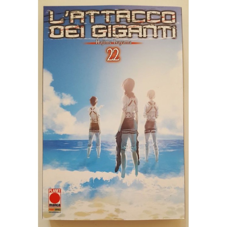 L'Attacco dei Giganti n.22 di Hajime Isayama - 1a edizione Planet M...