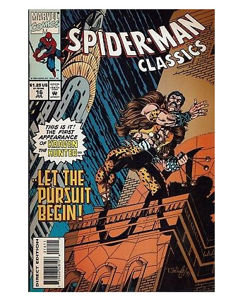 Spider-Man Classics 16 jul 1994 ed.Marvel Comics lingua originale OL01