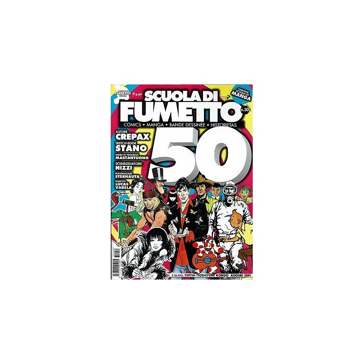 Scuola di Fumetto n.50 Dylan Dog Stano Crepax ed.Coniglio FU01 3,20€