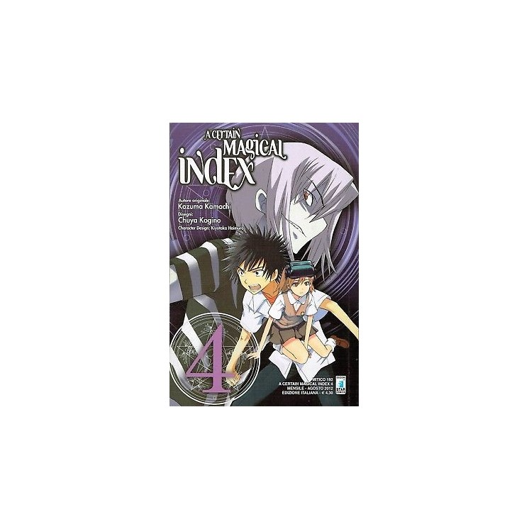 A Certain Magical Index n. 4 di Kamachi, Kogino ed.Star Comics NUOV...