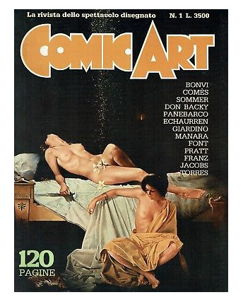 Comic Art la rivista dello spettacolo n.  1 Bonvi Pratt Manara FU11