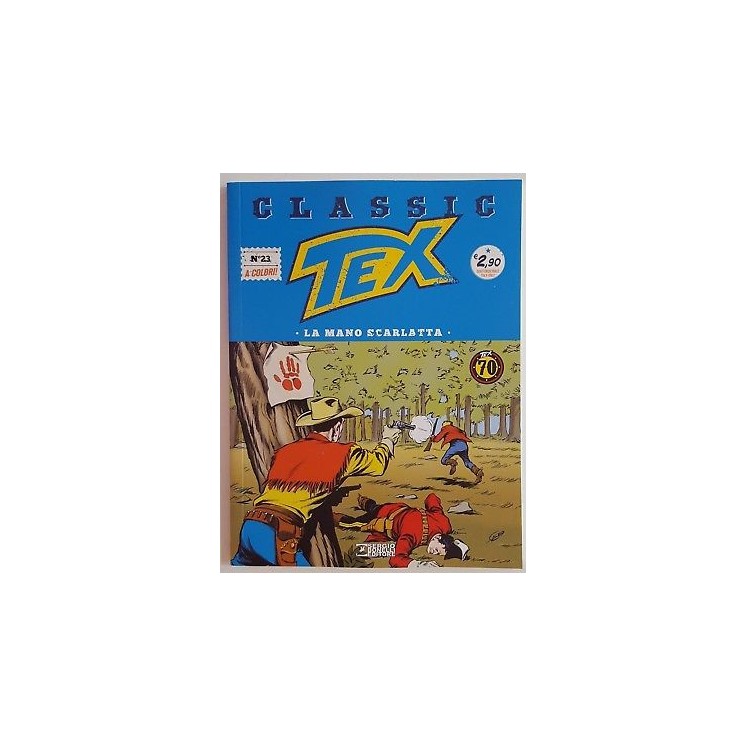 Classic TEX 23 a colori "La mano scarlatta" ed.Bonelli 2,55€