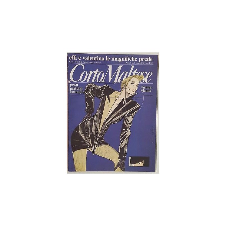 Corto Maltese Anno 6 n. 3 - Hugo Pratt, Battaglia, Mattioli FU02 3,00€