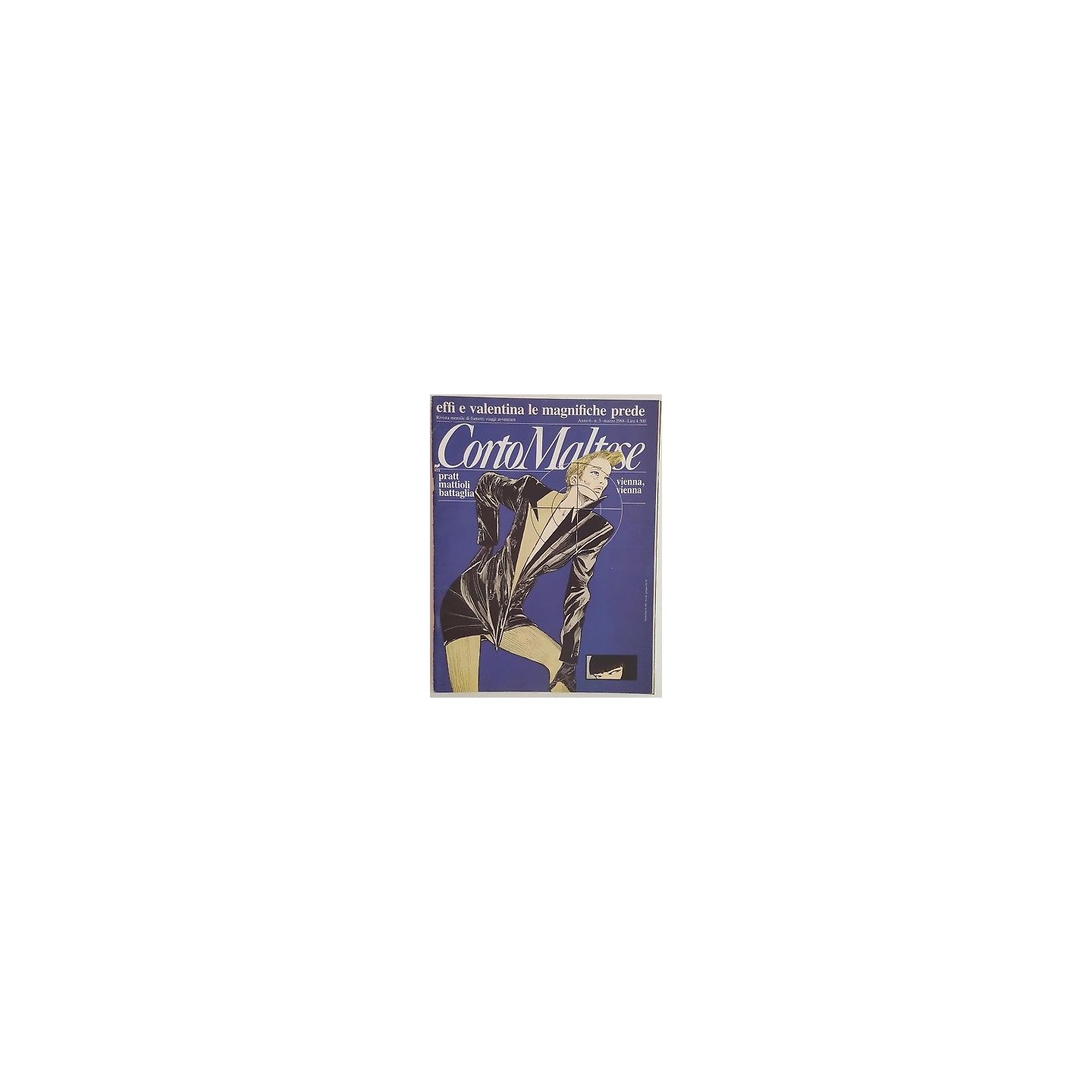 Corto Maltese Anno 6 n. 3 - Hugo Pratt, Battaglia, Mattioli FU02 3,00€