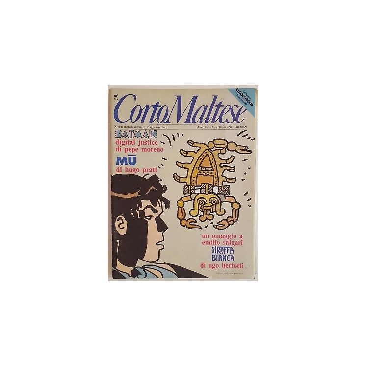 Corto Maltese Anno 9 n. 2 - Pratt, Bertotti CON INSERTO FU02 5,00€