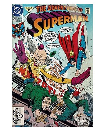 the adventures of Superman  496 nov 1992 ed.Dc Comics lingua originale OL06