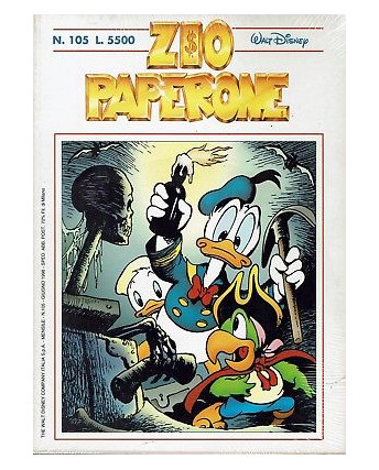 Zio Paperone n. 105 di Carl Barks ed.Walt Disney FU14