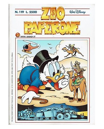 Zio Paperone n. 119 di Carl Barks ed.Walt Disney FU14