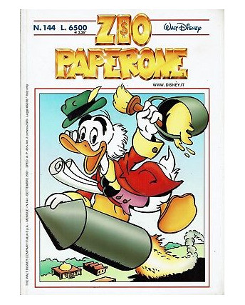 Zio Paperone n. 144 di Carl Barks ed.Walt Disney FU14