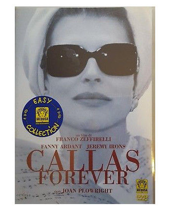 Callas Forever di Franco Zeffirelli con Fanny Ardant, Jeremy Irons DVD