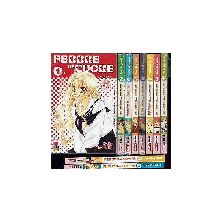Febbre del Cuore 1/10 serie COMPLETA di Kaho Miyasaka ed.Panini 15,00€