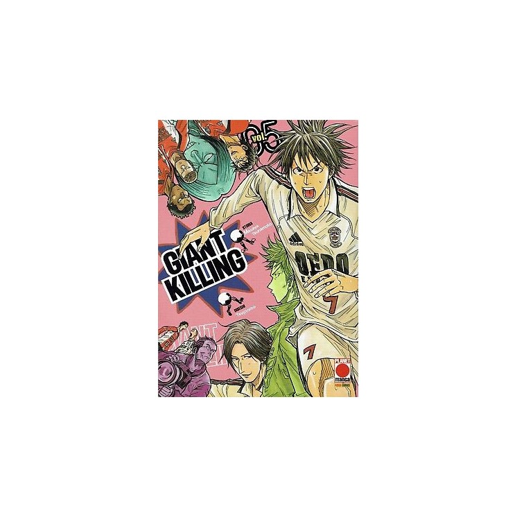 Giant Killing 5 di Tsunamoto ed.Panini NUOVO sconto 50% 2,25€