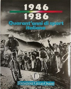 1946 1986 quarant'anni sport italiano ed.Fond.Giulio Onesti COFANETTO FF07