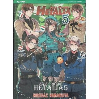 HETALIA Axis Powers 5 di Hidekaz Himaruya ed J-POP 6,90€