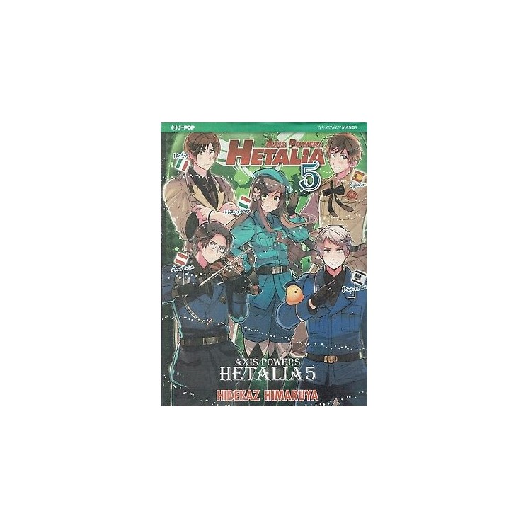 HETALIA Axis Powers 5 di Hidekaz Himaruya ed J-POP 6,90€