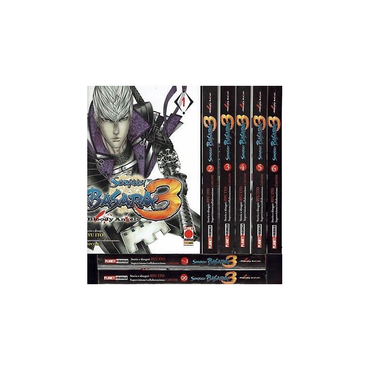 Sengoku Basara 3 Bloody Angel 1/8 SERIE COMPLETA ed.Panini 30,00€