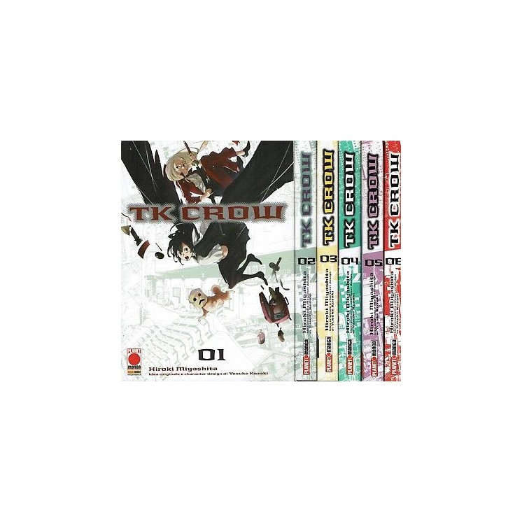 Tk Crow 1/6 SERIE COMPLETA di Miyashita ed.Panini 24,00€