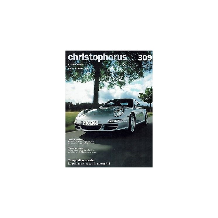 Christophorus il Porsche Magazine 309 ago 2004 4,20€