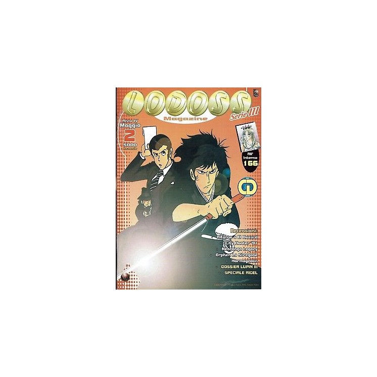 Lodoss Magazine 2 anno IV ed.Rock'n Comics (Lupin City Hunter Rigel...
