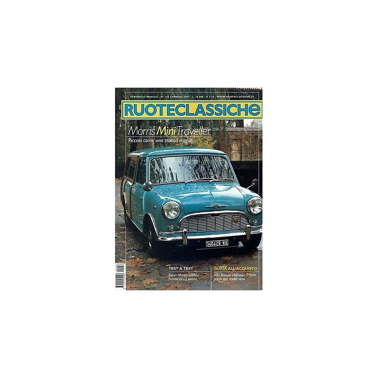 RUOTECLASSICHE N.146 gen 01 Mini Traveller Aston Martin DB2 Ferrar ...