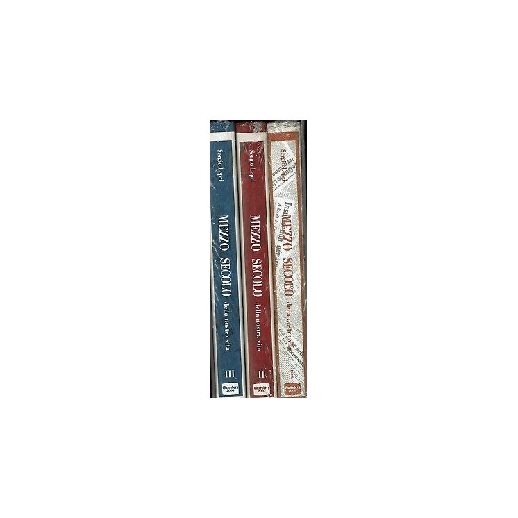 Mezzo secolo della nostra vita 1/3 45/95 notizie ANSA COFANETTO FF0...
