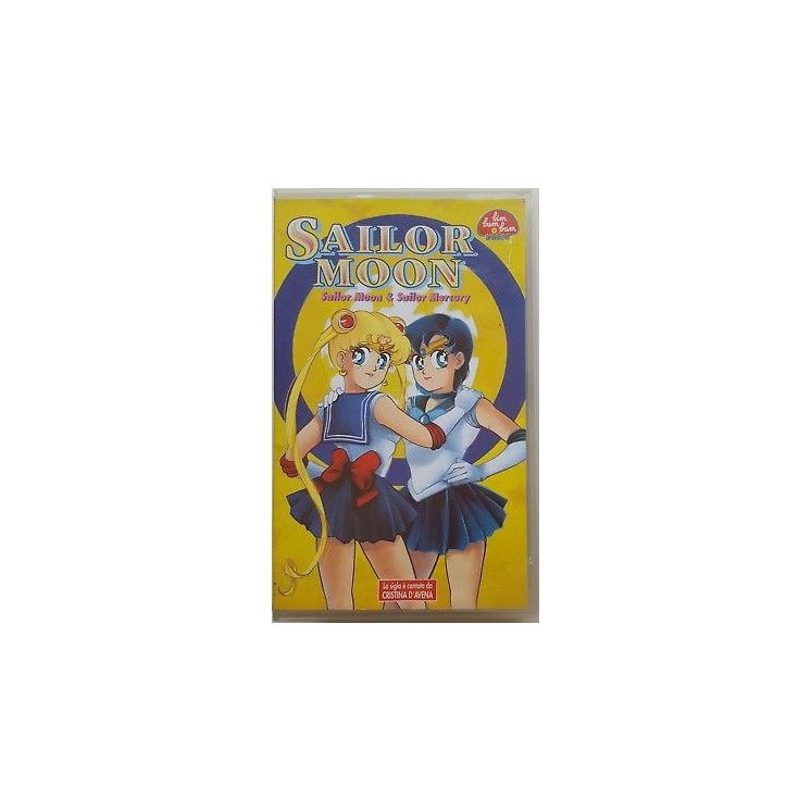 012 VHS Sailor Moon Sailor Moon & Sailor Mercury - bim bum bam vid....