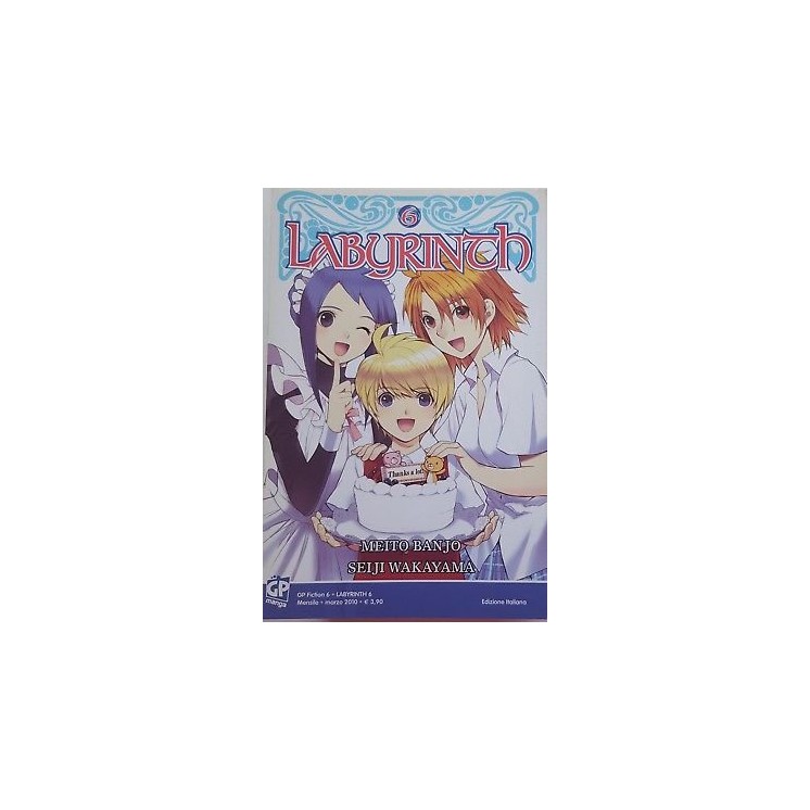 Labyrinth n. 6 di M. Banjo, S. Wakayama SCONTO - 40% NUOVO ed. GP 2...