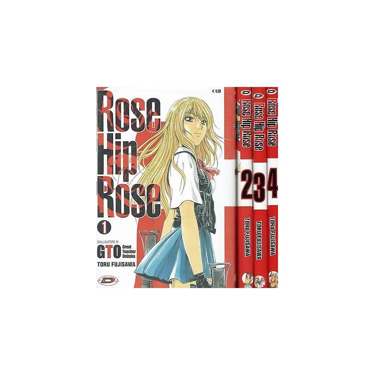Rose Hip Rose 1/4 serie COMPLETA di Fujisawa Autore GTO ed.Dynamic ...