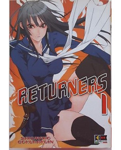 Returners  1 di Sakurako Gokurakuin ed. FlashBook SCONTO 50% NUOVO