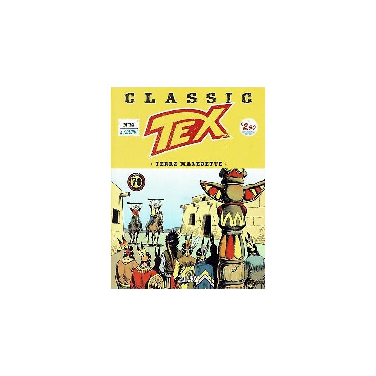 Classic TEX 34 a colori "terre maledette" ed.Bonelli 2,40€