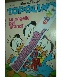 Topolino n.1451 18 set 1983 ed. Mondadori