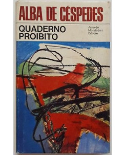 Alba De Cespedes : quaderno proibito ed. Arnoldo Mondadori A63