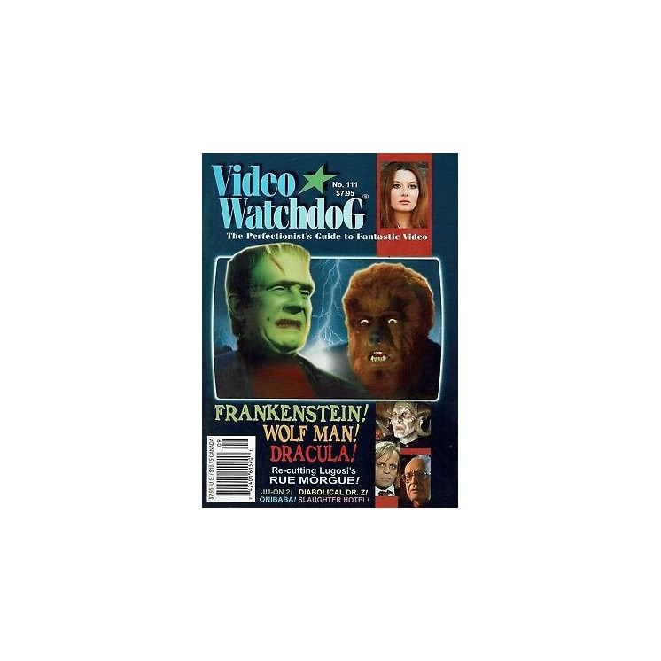 Video Watchdog 111 guide to Fantastic video:Wolf Man,Dracula,Franke...