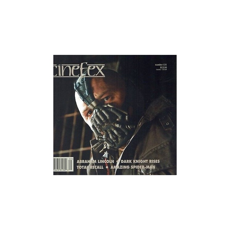 Cinefex 131 A.Lincoln,Spider-Man,Total Recall,Dark Knight rises A61...