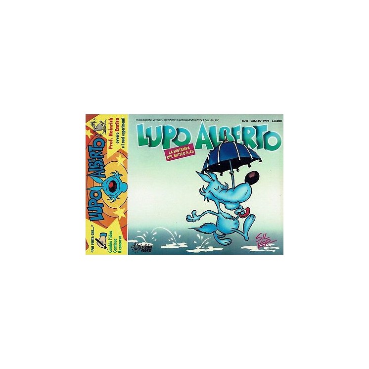 Lupo Alberto n. 45 ristampa ed.ACME di SILVER 2,00€