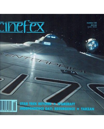 Cinefex 148 Star Trek,Tarzan,Indipendence Day,Warcraft A61