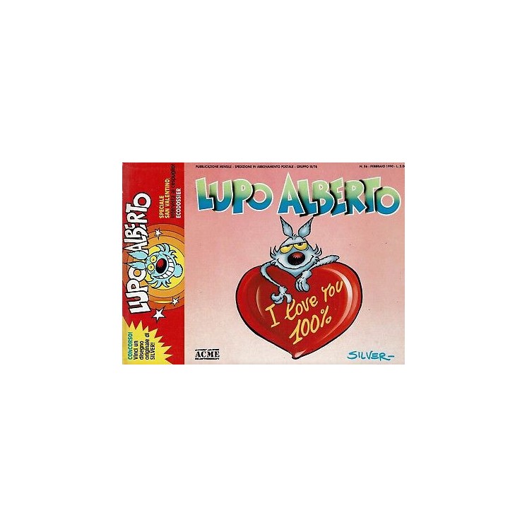 Lupo Alberto n. 56 ed.ACME di SILVER 2,00€