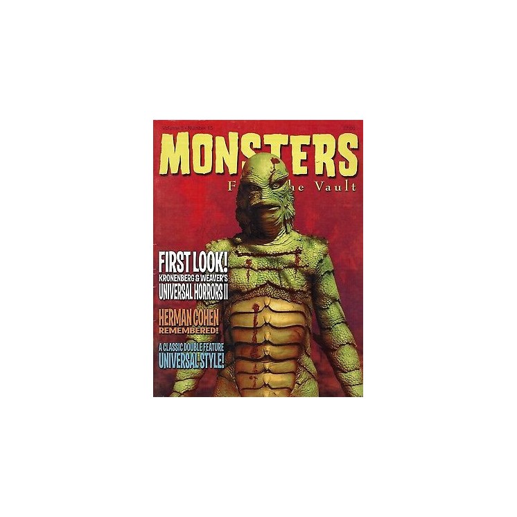 MONSTERS from the Vault vol. 8 n. 15 Universal Horrors II,Herman Co...