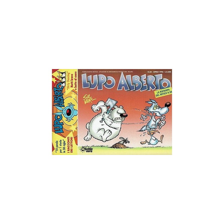 Lupo Alberto n. 58 ristampa ed.Macchia Nera di SILVER 2,00€