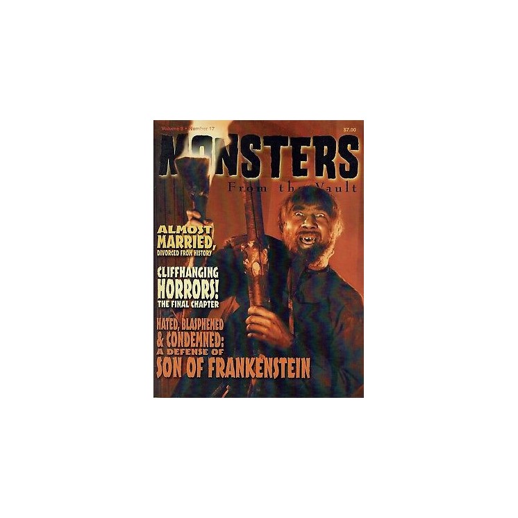 MONSTERS from the Vault vol. 9 n. 17 Son of Frankestein,almost Marr...