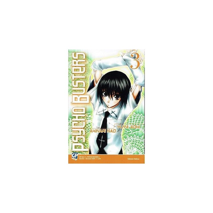 Psycho Busters n. 3 di A. Nao, Y. Aoki SCONTO 40% NUOVO ed.GP 2,34€
